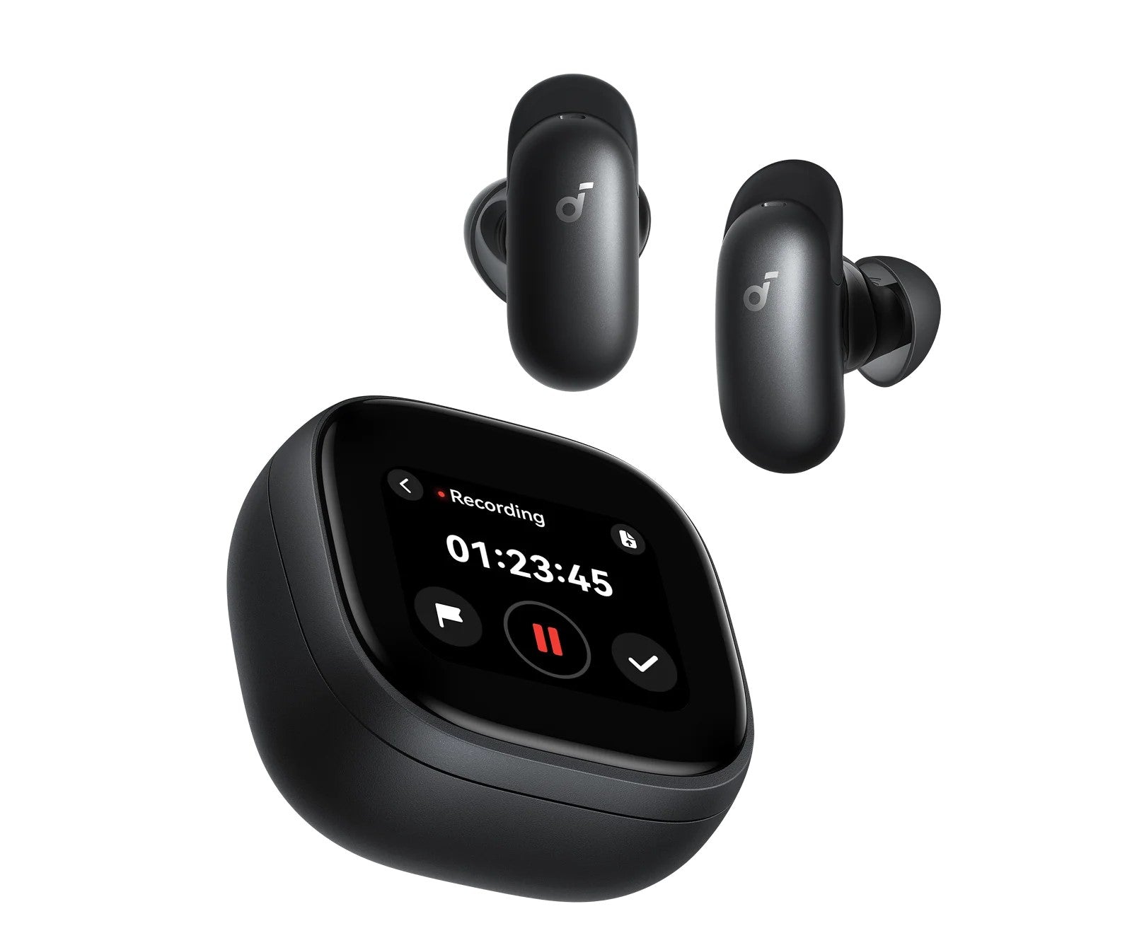 Anker Soundcore Liberty 5 Pro Max Wireless Earbuds with AMOLED Smart Charging Case