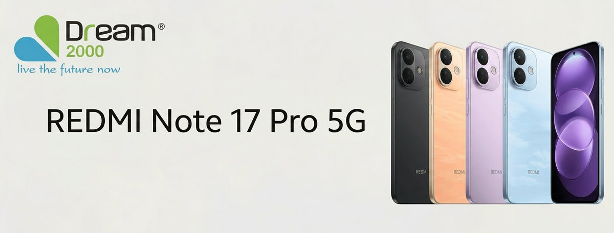 للصورة المميزة: موبايل Xiaomi Redmi Note 17 Pro 5G بشاشة AMOLED وبطارية 8340mAh من Dream 2000