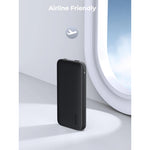 Aukey Spark Go Power Bank 10000mAh, 15W Fast Charging, Dual Ports USB-C & USB-A PB-Y46 – White