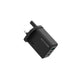 شاحن حائط RAVPower للسفر 65 واط GaN ثلاثي المنافذ – أسود (RP-PC1035)