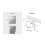 LG 14-Place QuadWash Dishwasher with TrueSteam, Heat Dry and Wi-Fi – Prime Silver (DFC287HVS)