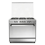 Unionaire Freestanding Gas Cooker 90×60 cm with Digital Display C69SS-GC-447-IDSF-TS-A-AL, Silver