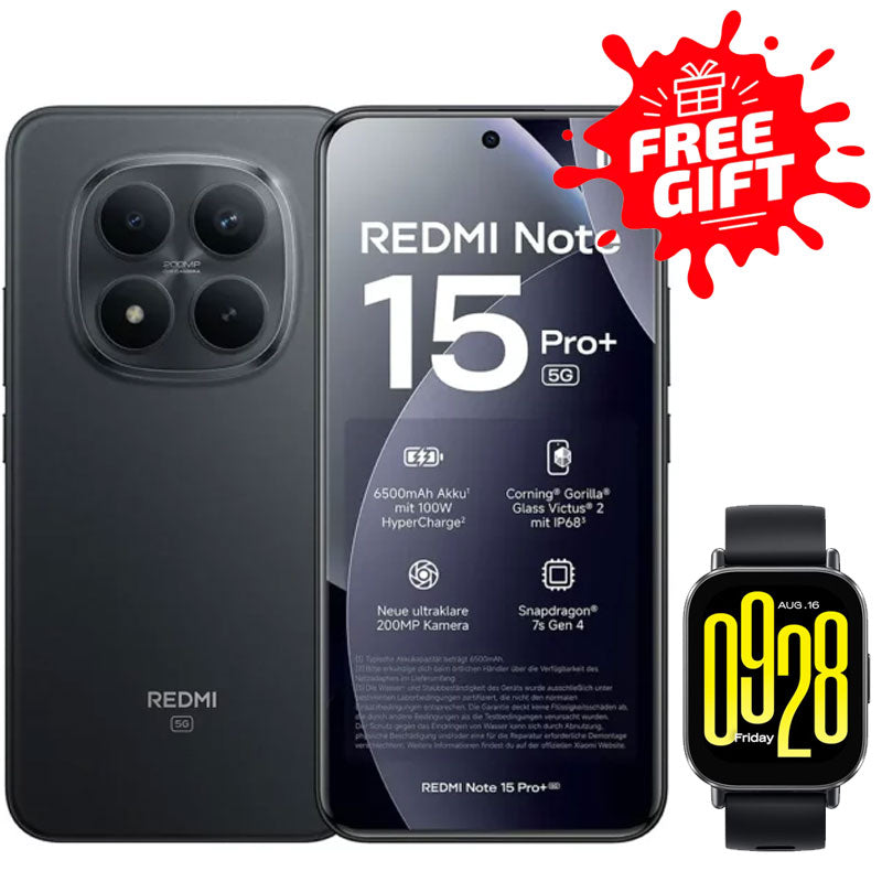 شاومي ريدمي نوت 15 برو+ 5G (مع ساعه 5 اكتف )
