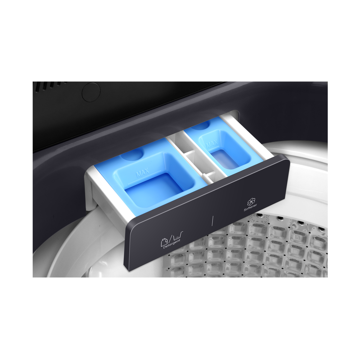 Haier  غسالة ملابس  فوق أوتوماتيك تحميل علوي 13 كجم – HWM130-526S8 – فضي غامق