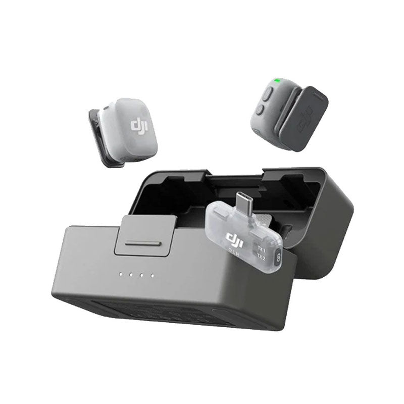 DJI مايك ميني 2 (2 مايك + جهاز استقبال + علبة شحن)