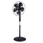 ATA , Flow Stand Fan, 18 Inches, 5 Blades , S362 - Black
