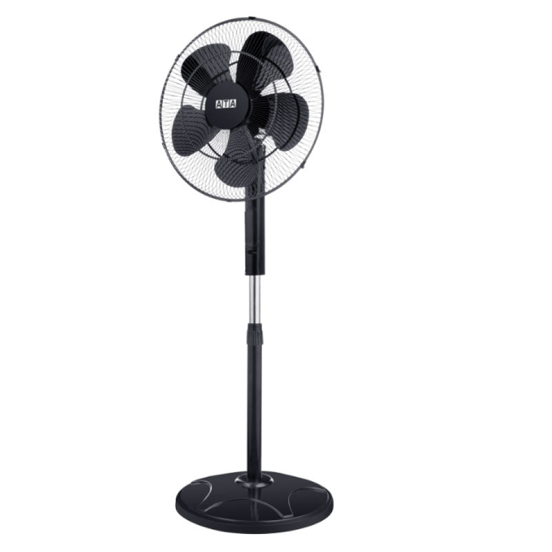 ATA , Flow Stand Fan, 18 Inches, 5 Blades , S362 - Black
