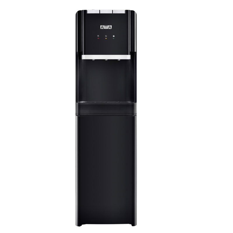 ATA , Classic Water Dispenser , 3 faucets , With Cabin , WD001 - black
