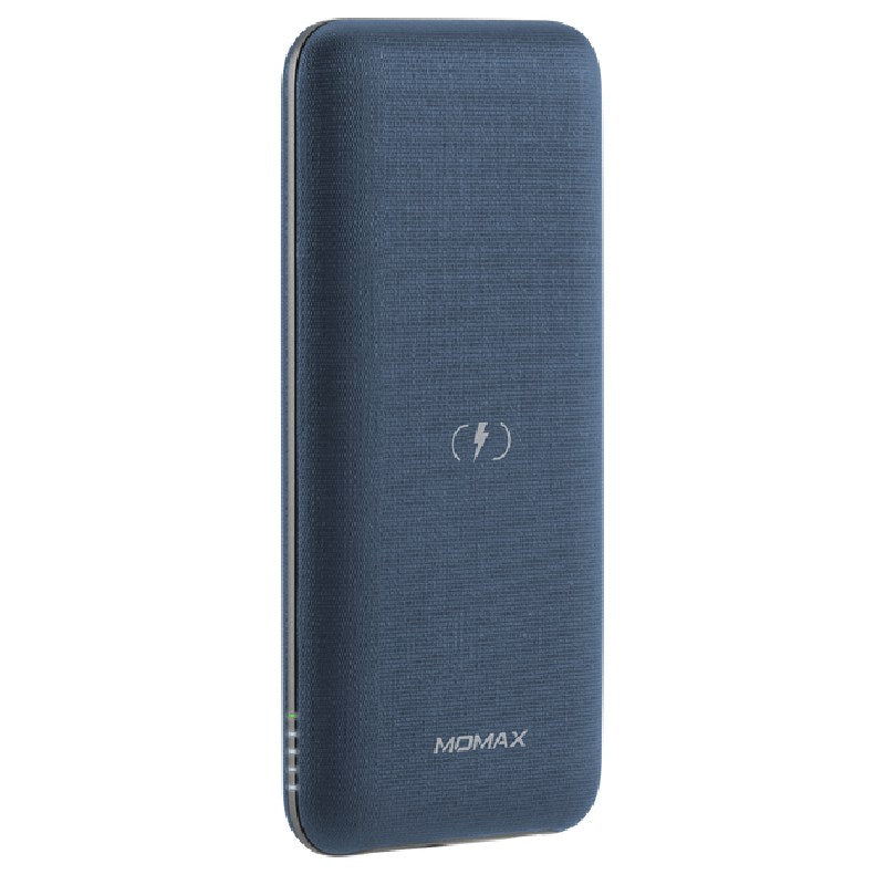 Momax Q.Power Touch Wireless Charging Power Bank 10000mAh, IP91MF - Blue