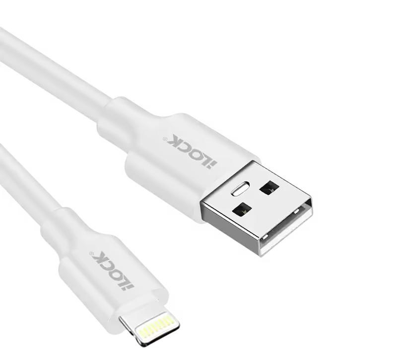 I-Lock Fast Charging & Data USB-A To Lightning Cable - 1M