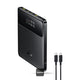 باور بانك Baseus، سعة 20000mAh، شحن سريع 100W مع كابل مدمج، CR121، أسود