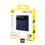 باور بانك Baseus، سعة 20000mAh، شحن سريع 100W مع كابل مدمج، CR121، أسود