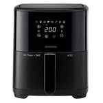 قلاية هوائية Kenwood بسعة 4.5 لتر، ديجيتال، 8 برامج، 1300 وات  (HFP47.000BK) – أسود