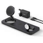 Anker MagGo Wireless Charging Station 15W Ultra 3-in-1 B25M1211 – Black