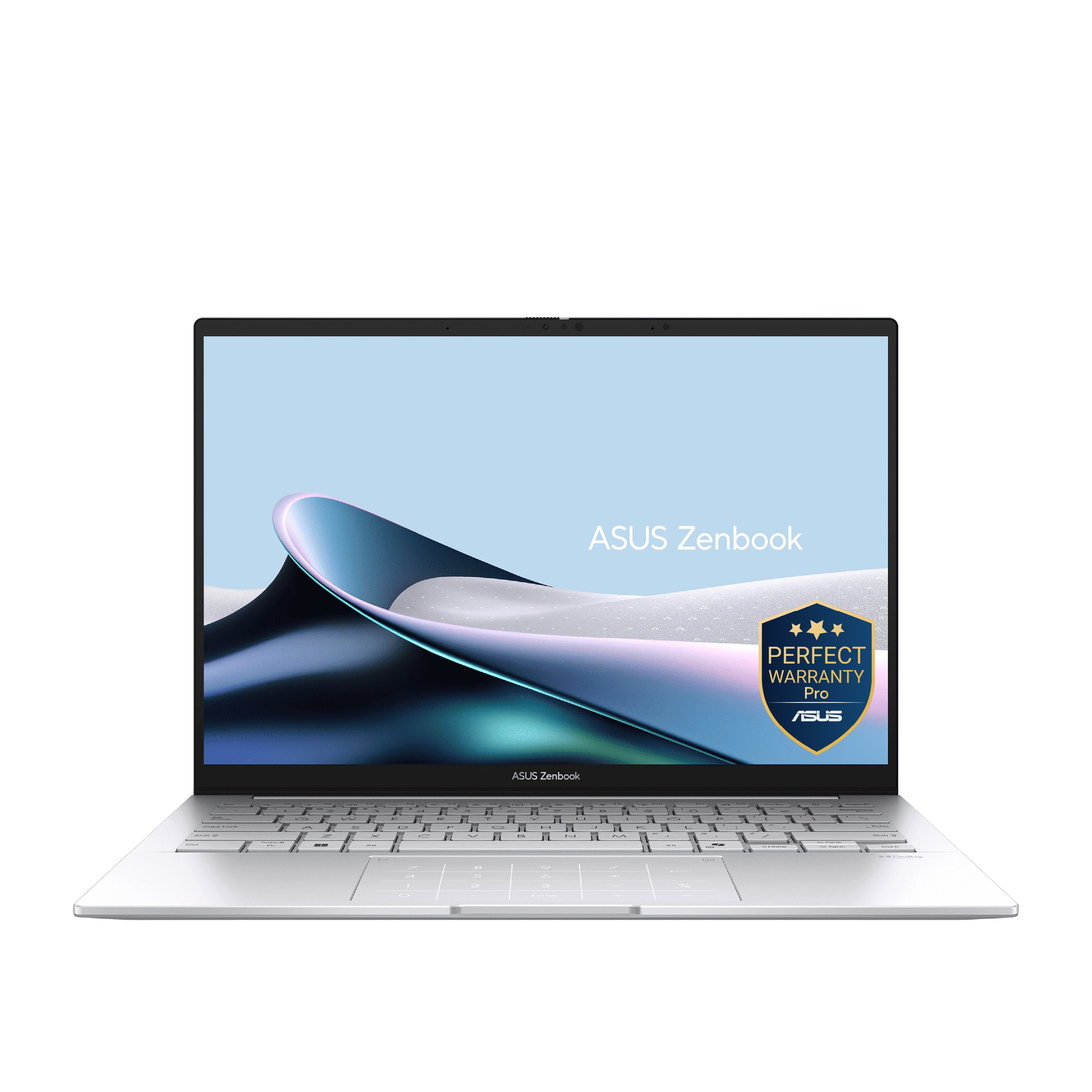 لابتوب ASUS ZenBook 14 بمعالج Intel Core Ultra 7، 16GB RAM، 1TB SSD، كارت Intel Arc، شاشة 14 بوصة 3K، ويندوز 11، موديل UX3405CA-PZ007W - فضي
