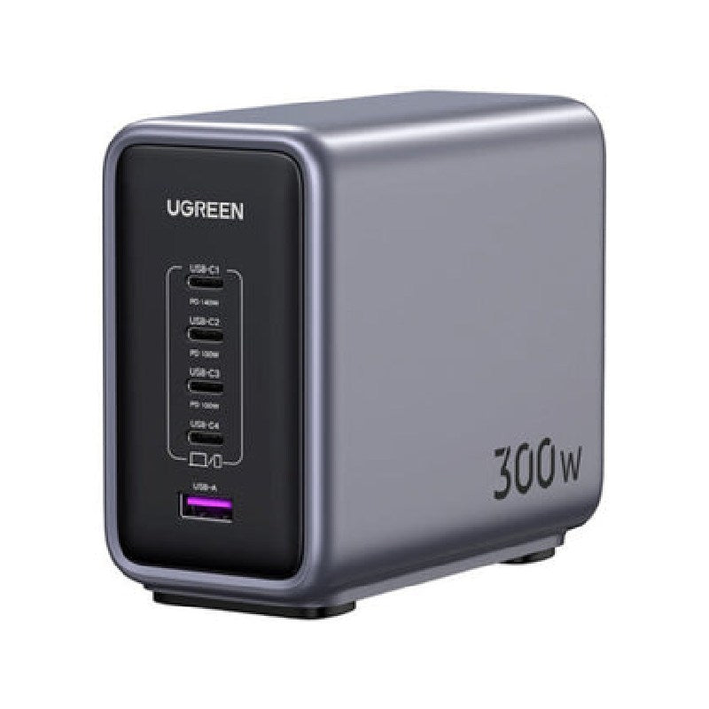 Ugreen Nexode 5-Port Gan Desktop Fast Charger 300W, CD333 - Black