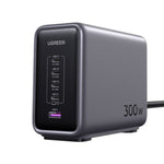 Ugreen Nexode 5-Port Gan Desktop Fast Charger 300W, CD333 - Black