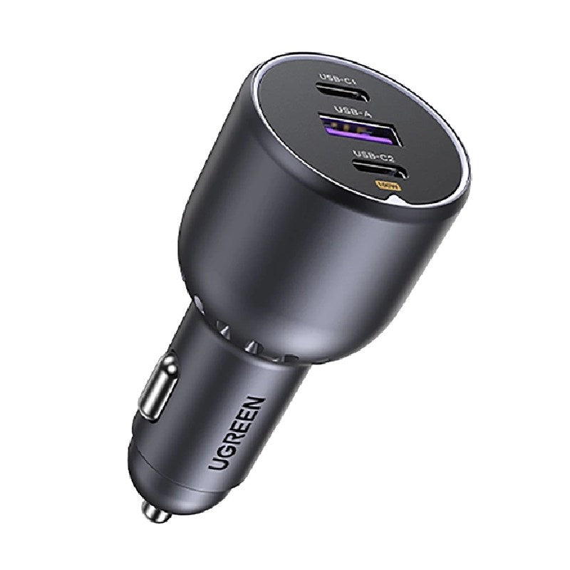 Ugreen 3-Port Fast Car Charger 130W - EC705 - Grey