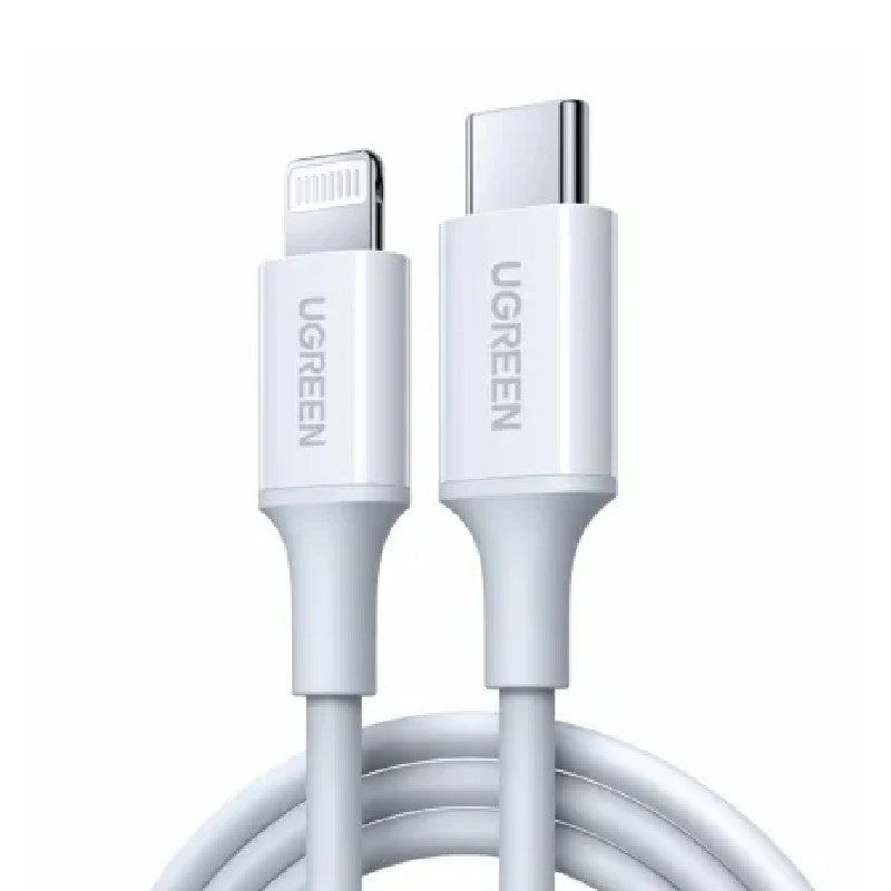 Ugreen USB-C to Lightning Cable 2M, 60749 -White