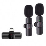 General G30 Type-C 2.4GHz Dual Channel Wireless Microphone System - Black