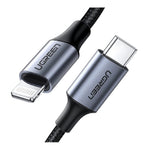 UGREEN Lightning To USB-C Cabel PD Fast Charge 1M - White