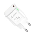 SIKENAI Charger Home Adapter Type-C 20W Fast Charging, GRS-6 - White