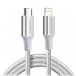 Ugreen USB-C to Lightning PD Cable 1M, 70523 - Silver