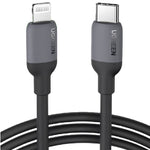 Ugreen USB-C to Lightning Cable Silicone 1M, 20304 - Black