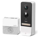 TP-Link Tapo Smart Battery Video Doorbell Camera, D230S1 - White