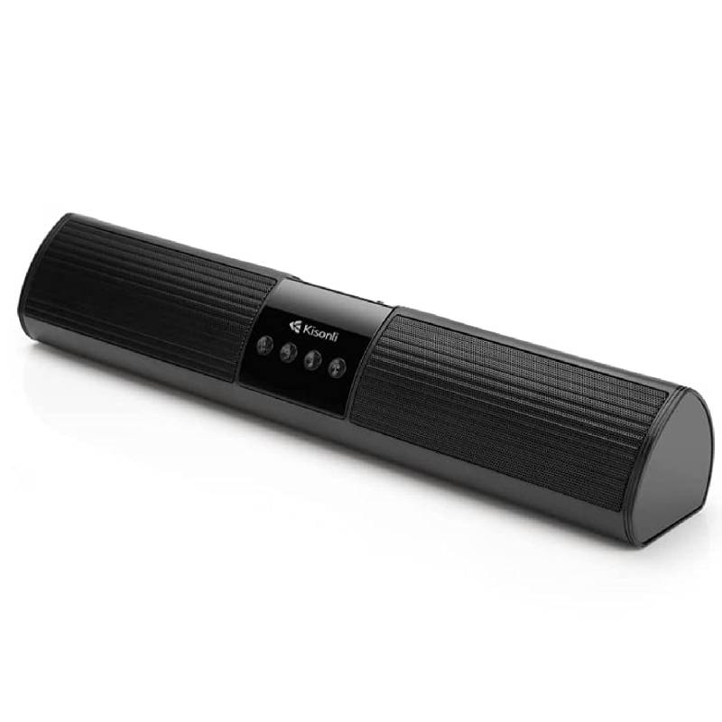 Kisonli 907 Wireless Bluetooth Speaker LED - Black