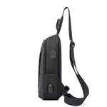Golden Wolf By Arctic Hunter Cross Back Bag, GXB00124 - Black