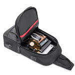 Golden Wolf By Arctic Hunter Cross Back Bag, GXB00124 - Black