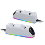 DOBE TP5-0515S Wireless Charging Dual Stand For PS5 Controller - White