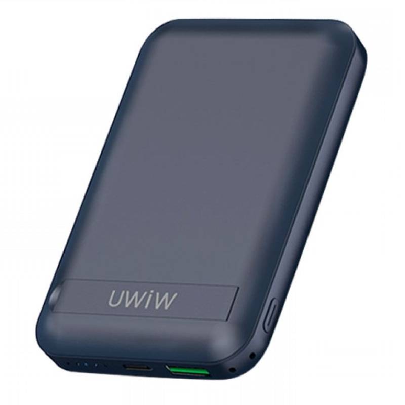 WIWU Power Bank Magnetic 10000mAh Wireless Snap Cube - Blue