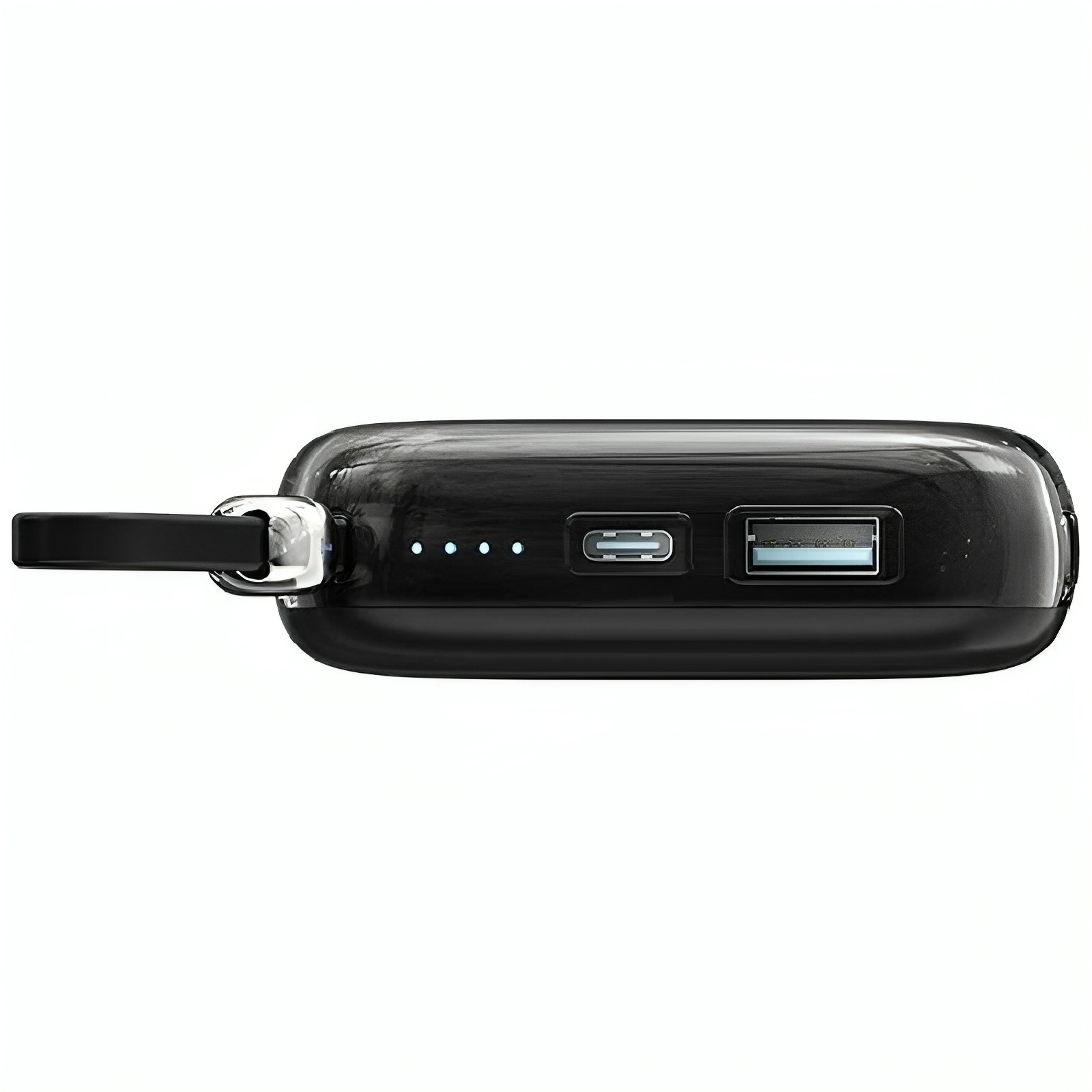 Joyroom JR-L003 Jelly Series 10000mAh 22.5W Power Bank with Lightning Cable - Black