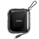 Joyroom JR-L005  Jelly Series 10000 mAh 12W Power Bank With Lightning Cable - Black