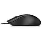HP 100 Wired Mouse - Black