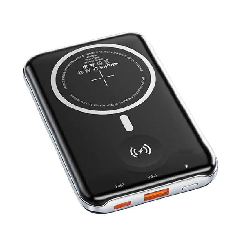 Awei P188K Magnetic DigItal Power Bank 10000mAh, 22.5W - Black