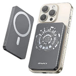Awei P113K Magnetic Power Bank 10000mAh, 22.5W - Grey