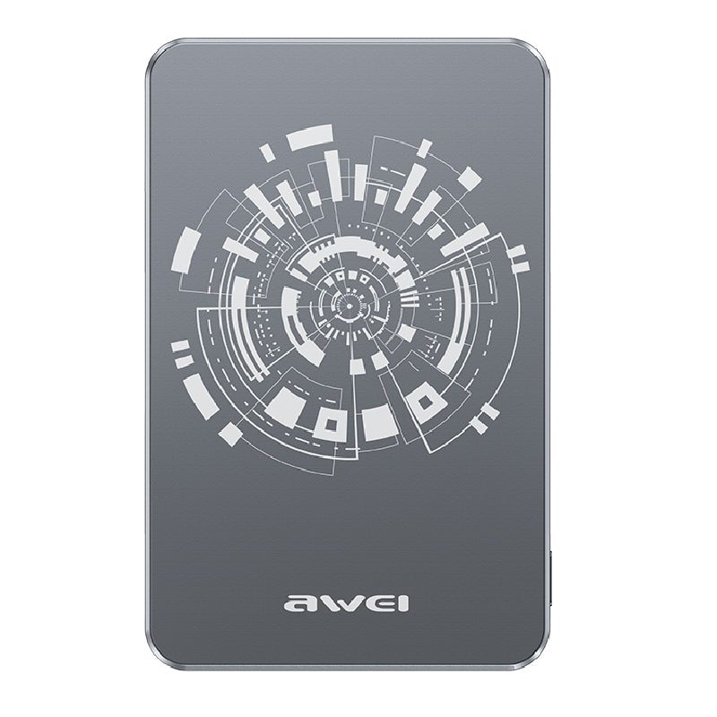 Awei P112K Magnetic Power Bank 5000mAh, 20W - Grey