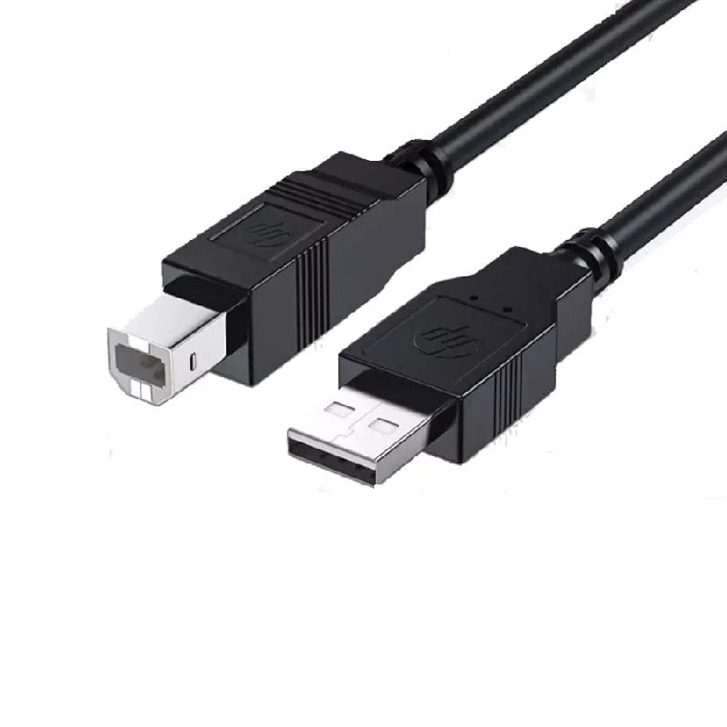 HP DHC-PT100 USB-A To USB V2.0 Printer Cable, 3M - Black
