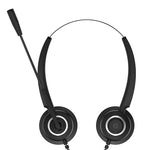HP DHE-8000 USB Wired Headphone With Mic - Black