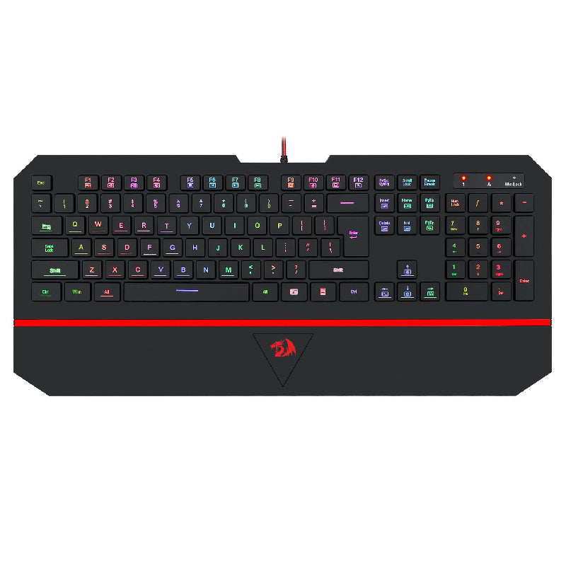 Redragon K502 RGB Gaming Keyboard RGB LED Backlit - Black