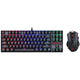 ريدراجون K552-RGB كومبو لوحة مفاتيح وماوس ميكانيكية سلكية للألعاب