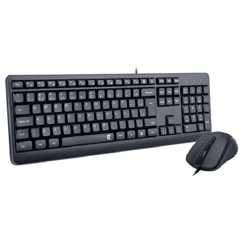 Redragon BS-7092 Wired Keyboard & Mouse - Black