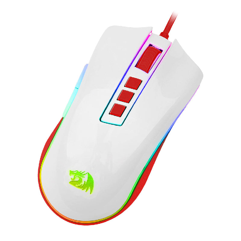 Redragon M711C Cobra Wired Gaming Mouse – White&Red