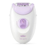 Braun Silk-Epil 3 Womens Epilator, SE-300 - White&Purple