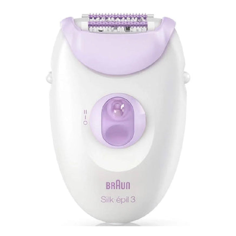 Braun Silk-Epil 3 Womens Epilator, SE-300 - White&Purple
