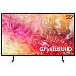 Samsung 55 Inch Crystal UHD 4K Smart TV, DU7000 - Black