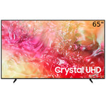 Samsung 65 Inch Crystal UHD 4K Smart TV, DU7000 - Black
